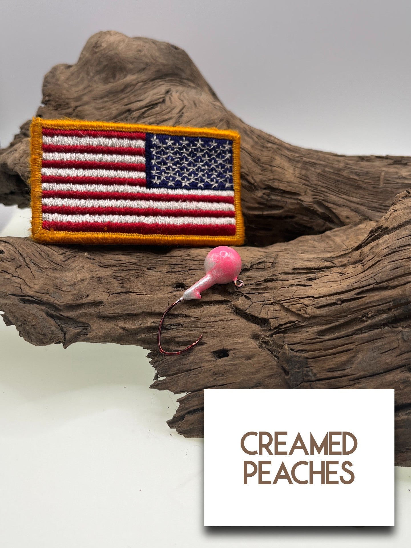 CREAMED PEACHES Round Jighead, Qty 10