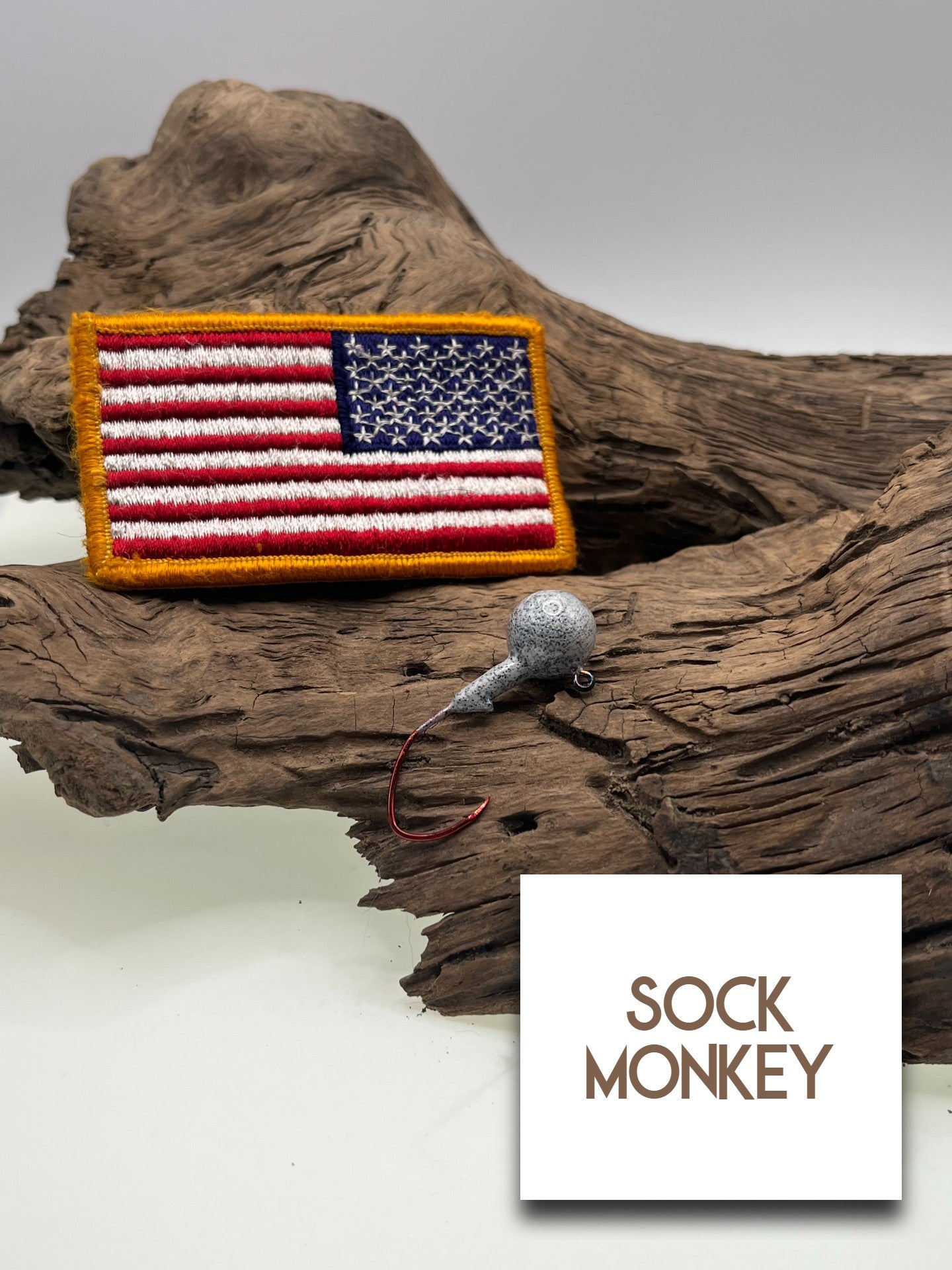 SOCK MONKEY Round Jighead, Qty 10