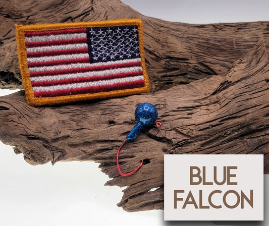 BLUE FALCON Round Jighead, Qty 10